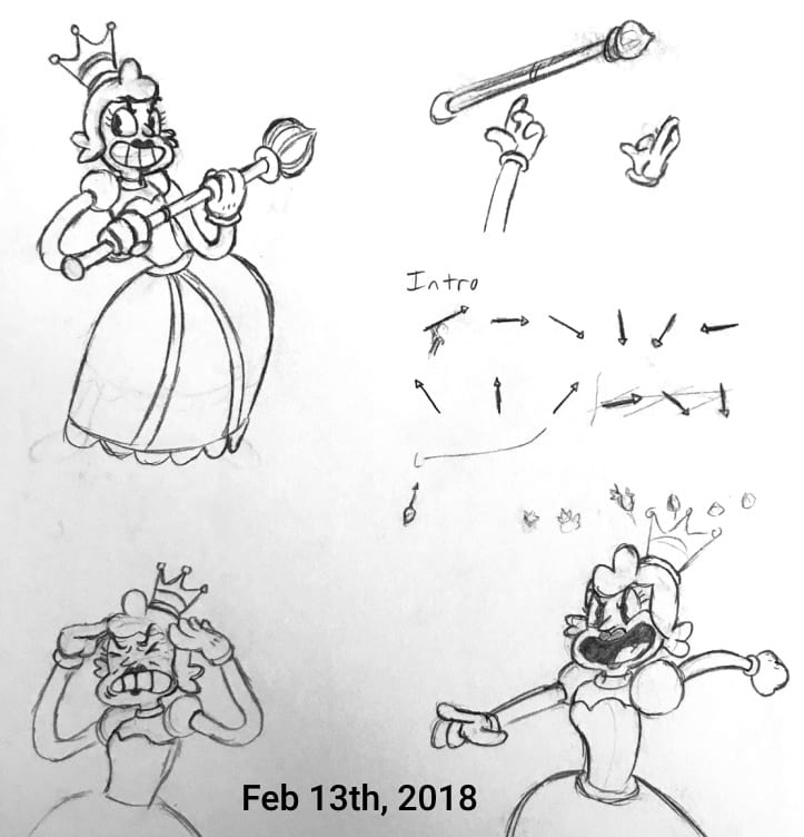 More concept art of the queen